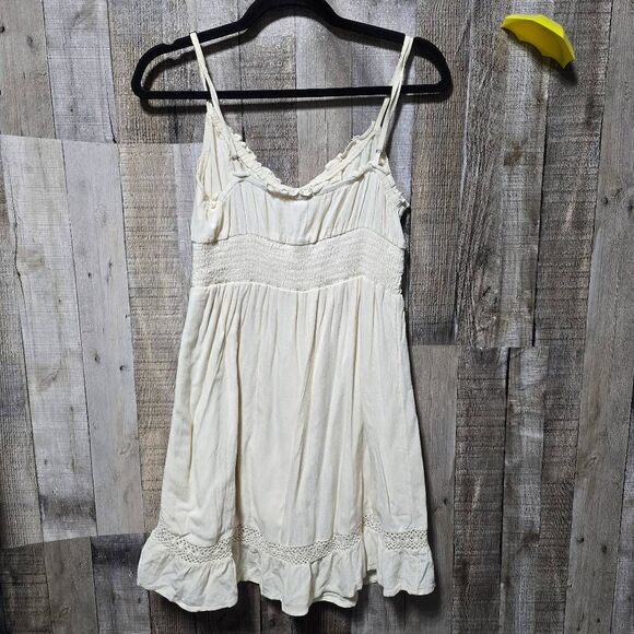 Roxy There She Goes Cream Mini Shift Dress - Picture 4 of 5